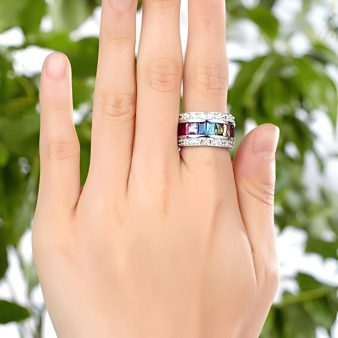 Sheena – Bague avec plusieurs pierres