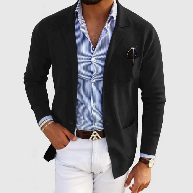 Nico – Veste chic pour homme avec col et boutons