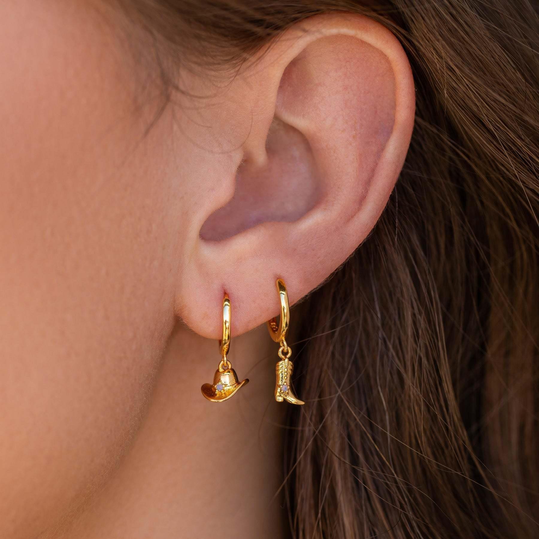 Fely – Boucles d'oreilles charme cowboy