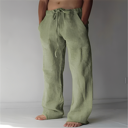 Arthur – Pantalon Ample en Lin pour Hommes
