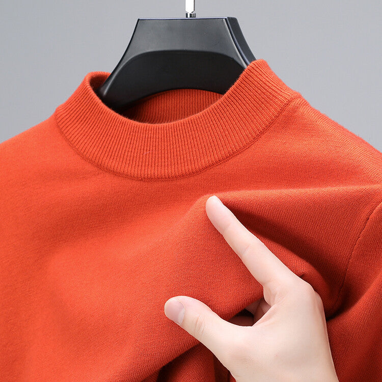 Giorgio - Pull en cachemire pour homme avec ourlet inférieur