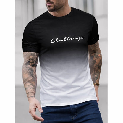 Josiah - Tee-shirt à imprimé dégradé pour hommes