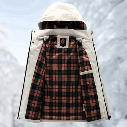 Luke – Manteau Imperméable en Titane