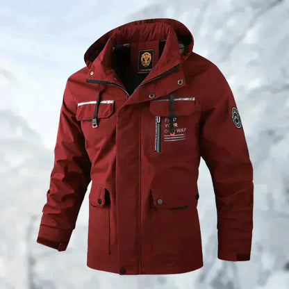 Luke – Manteau Imperméable en Titane