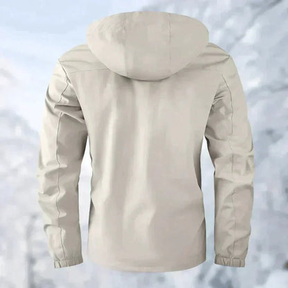 Luke – Manteau Imperméable en Titane