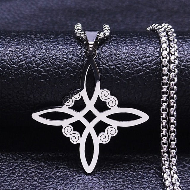 Morwen – collier avec nœud de sorcière protecteur