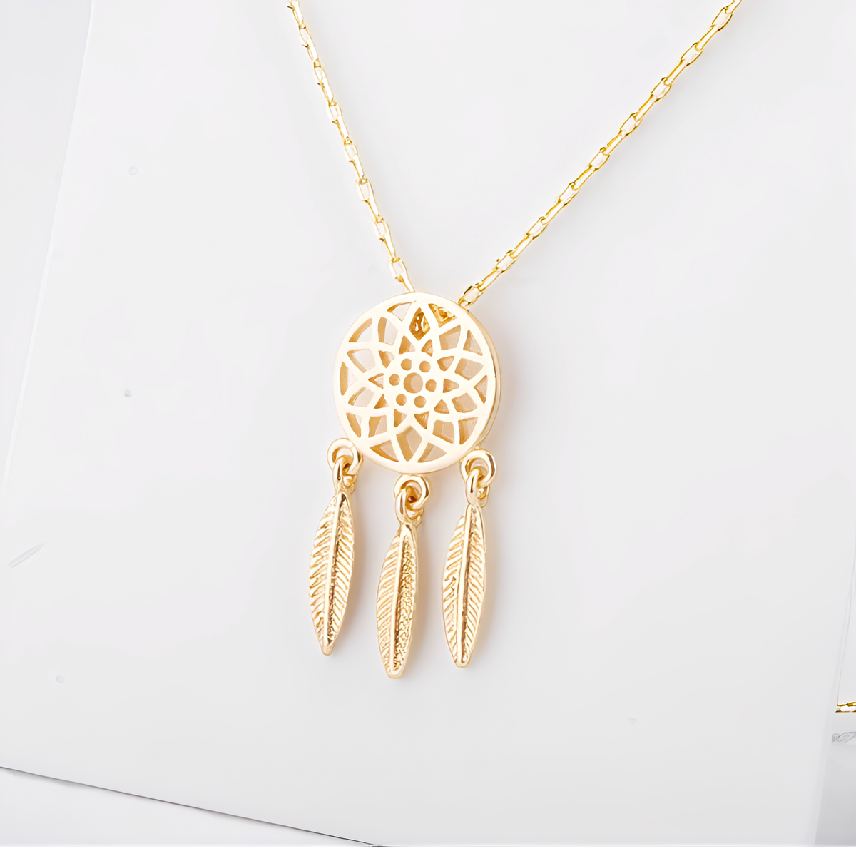 Aiyana – Collier attrape-rêves spirituel