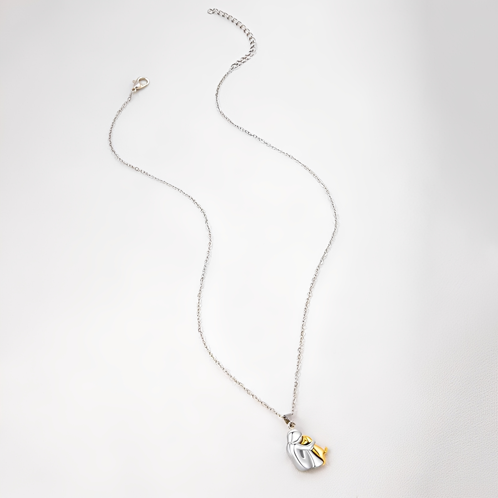 Neko – Collier avec pendentif d'étreinte entre chien et maître