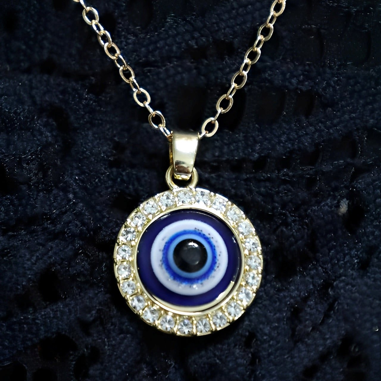 Eleni – Collier avec œil bleu protecteur Matiasma