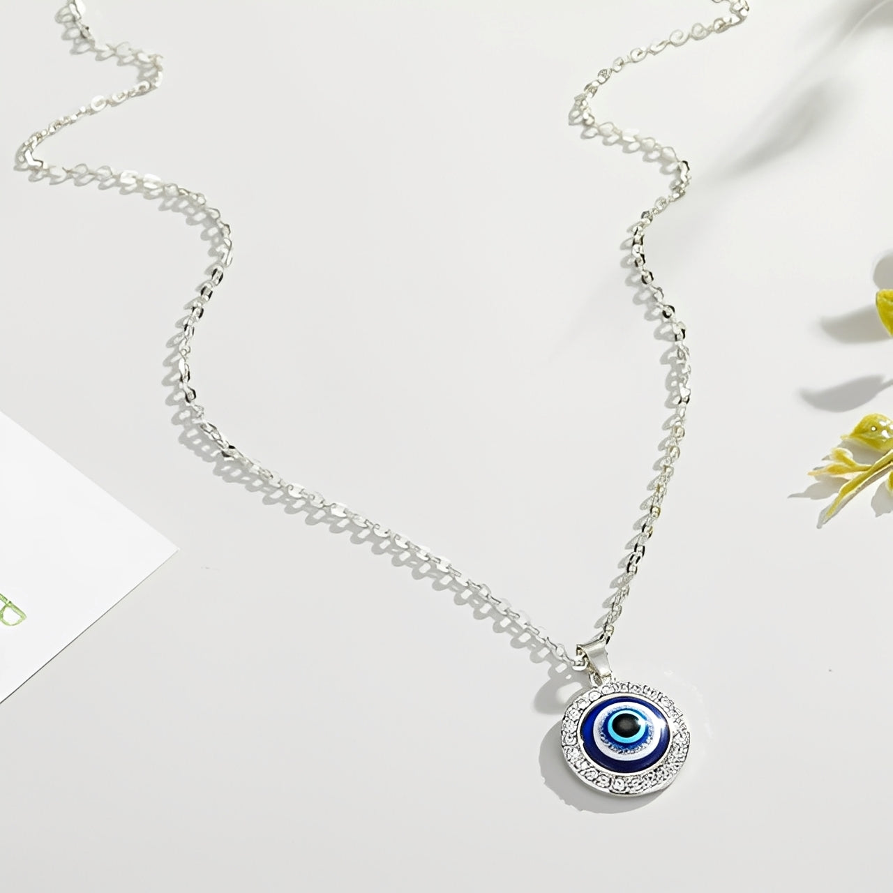 Eleni – Collier avec œil bleu protecteur Matiasma