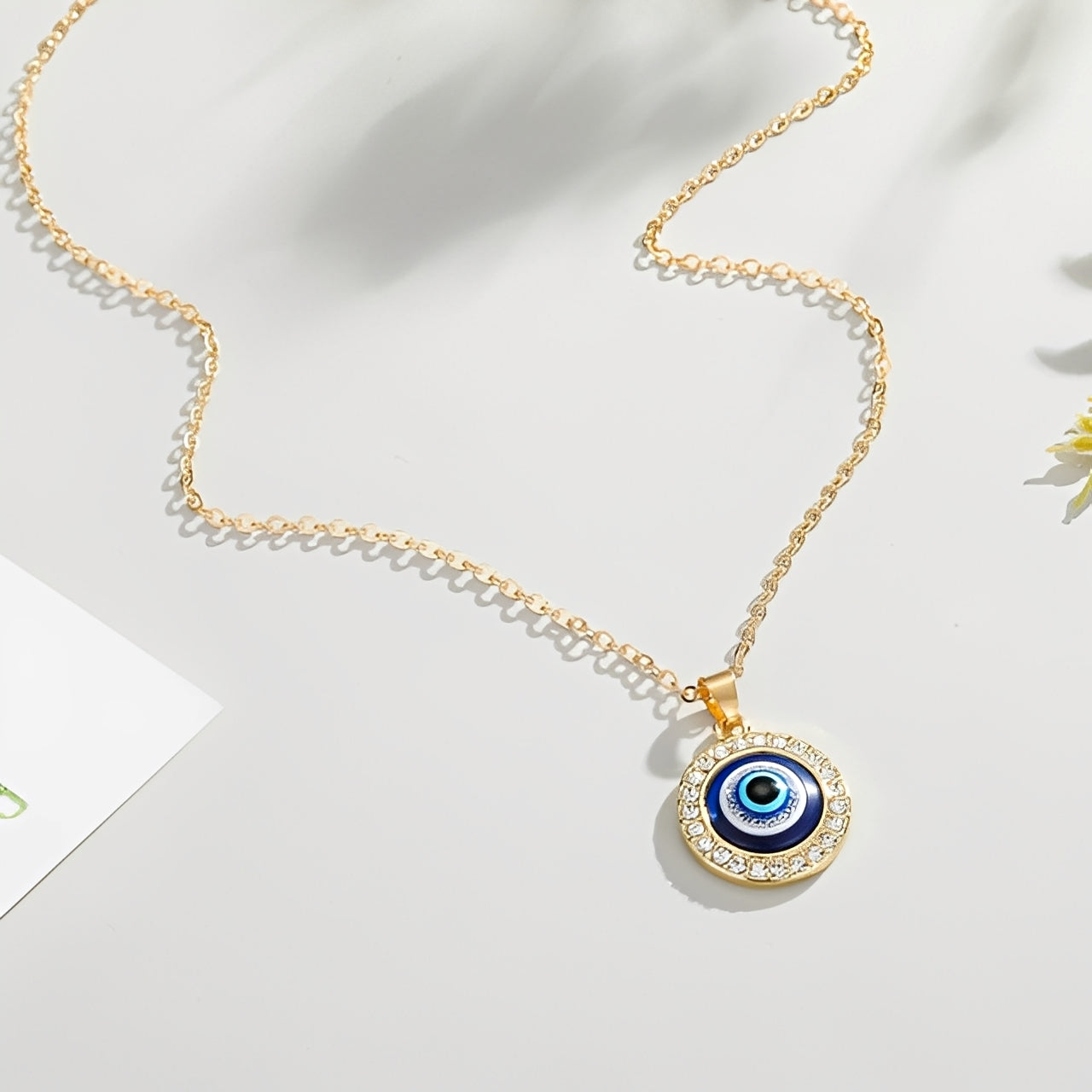 Eleni – Collier avec œil bleu protecteur Matiasma
