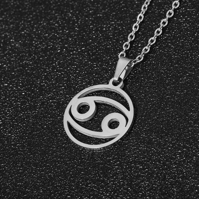 Astra – Collier zodiacal avec pendentif de 12 constellations