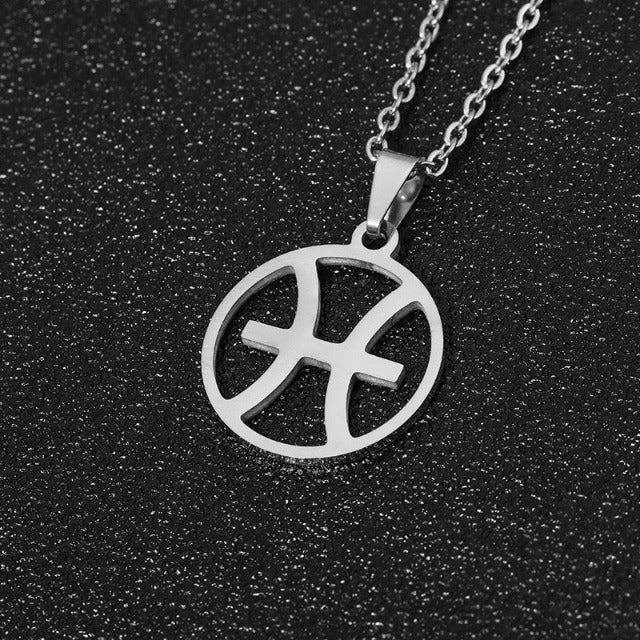 Astra – Collier zodiacal avec pendentif de 12 constellations