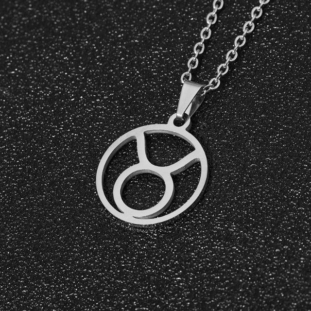 Astra – Collier zodiacal avec pendentif de 12 constellations