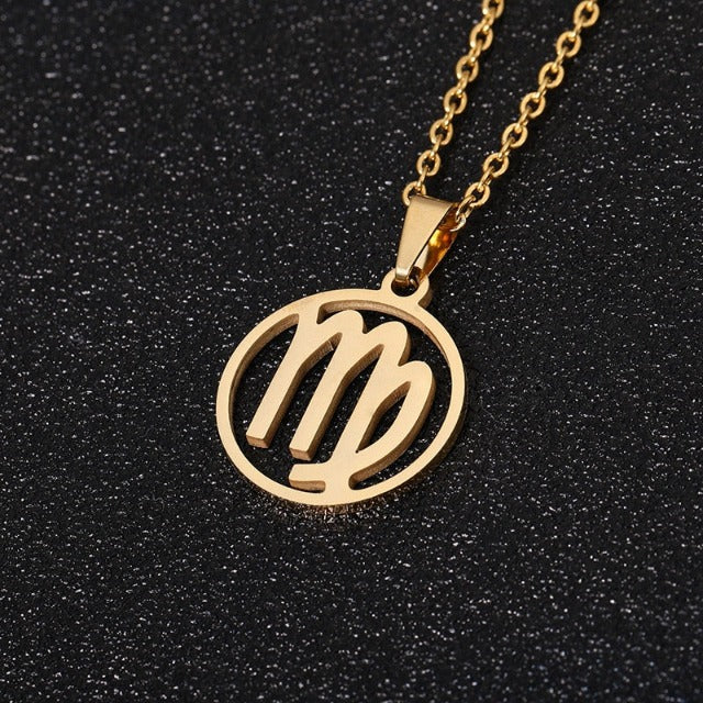 Astra – Collier zodiacal avec pendentif de 12 constellations