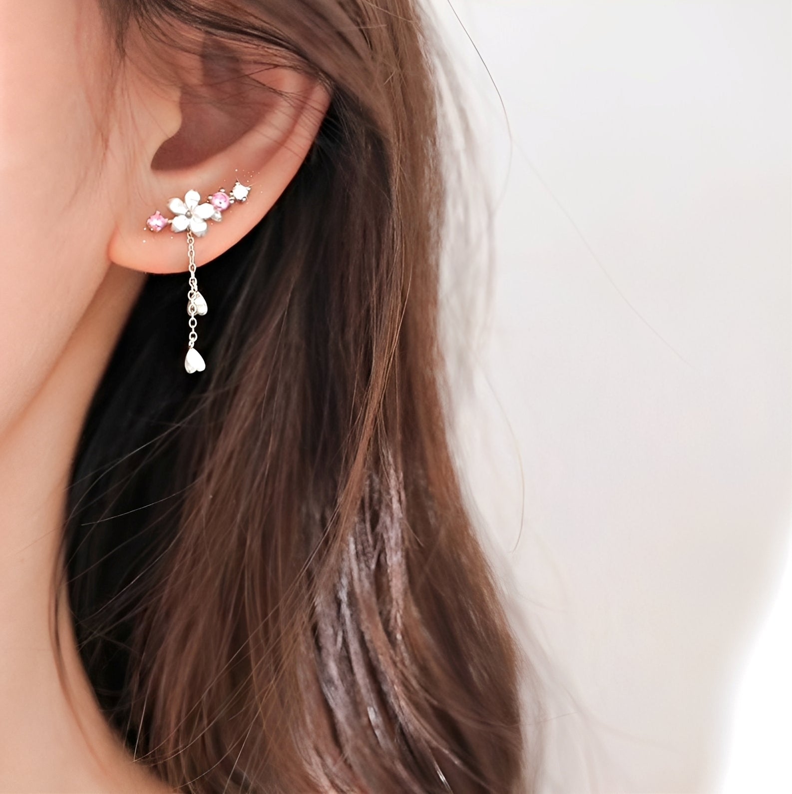 Sakura – Boucles d'oreilles fleur de cerisier