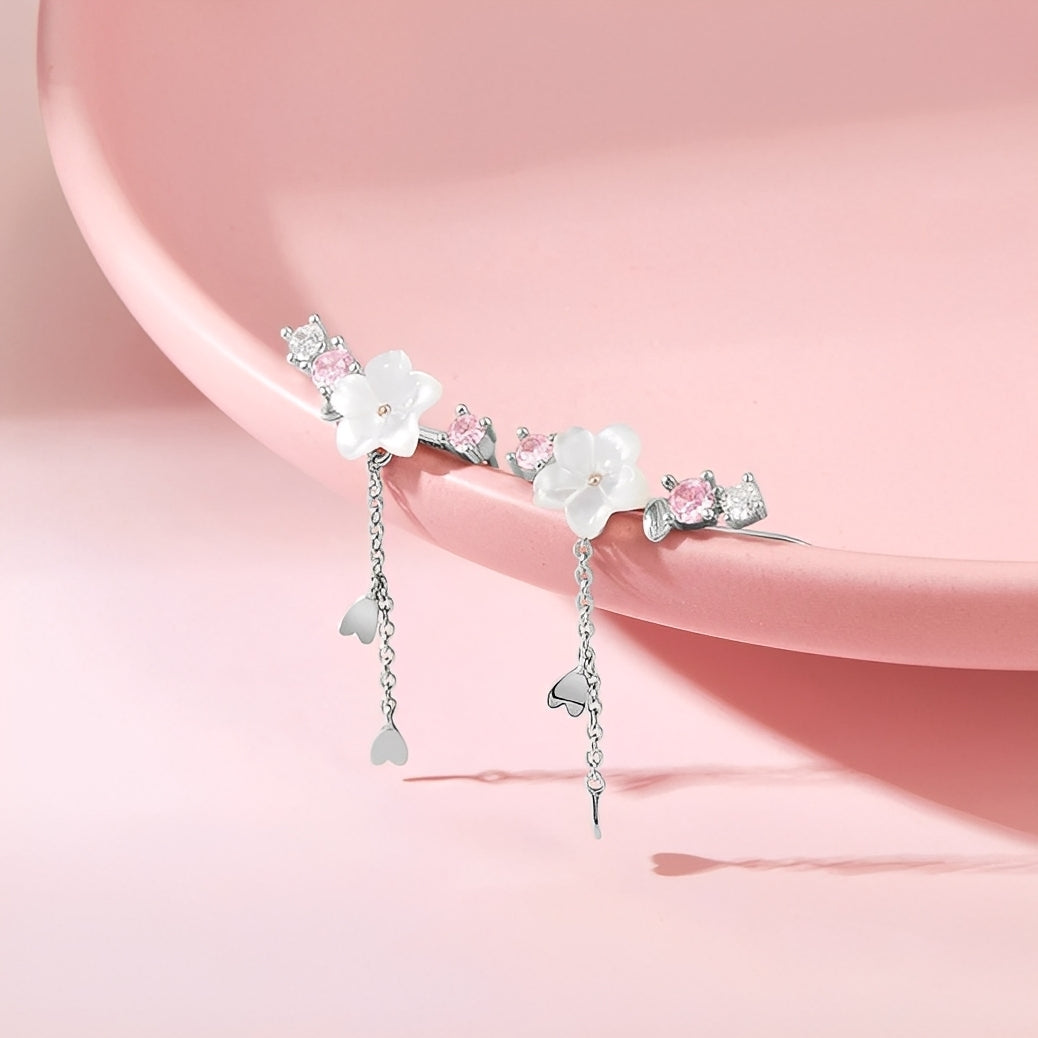 Sakura – Boucles d'oreilles fleur de cerisier