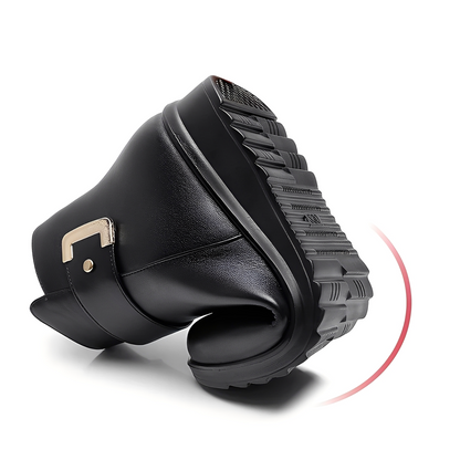 Fien - Bottes en cuir véritable orthopédiques pour femmes