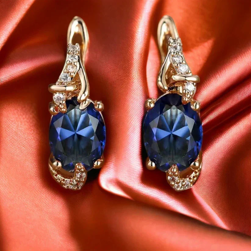 Rania – Boucles d'oreilles dorées Nuit Royale