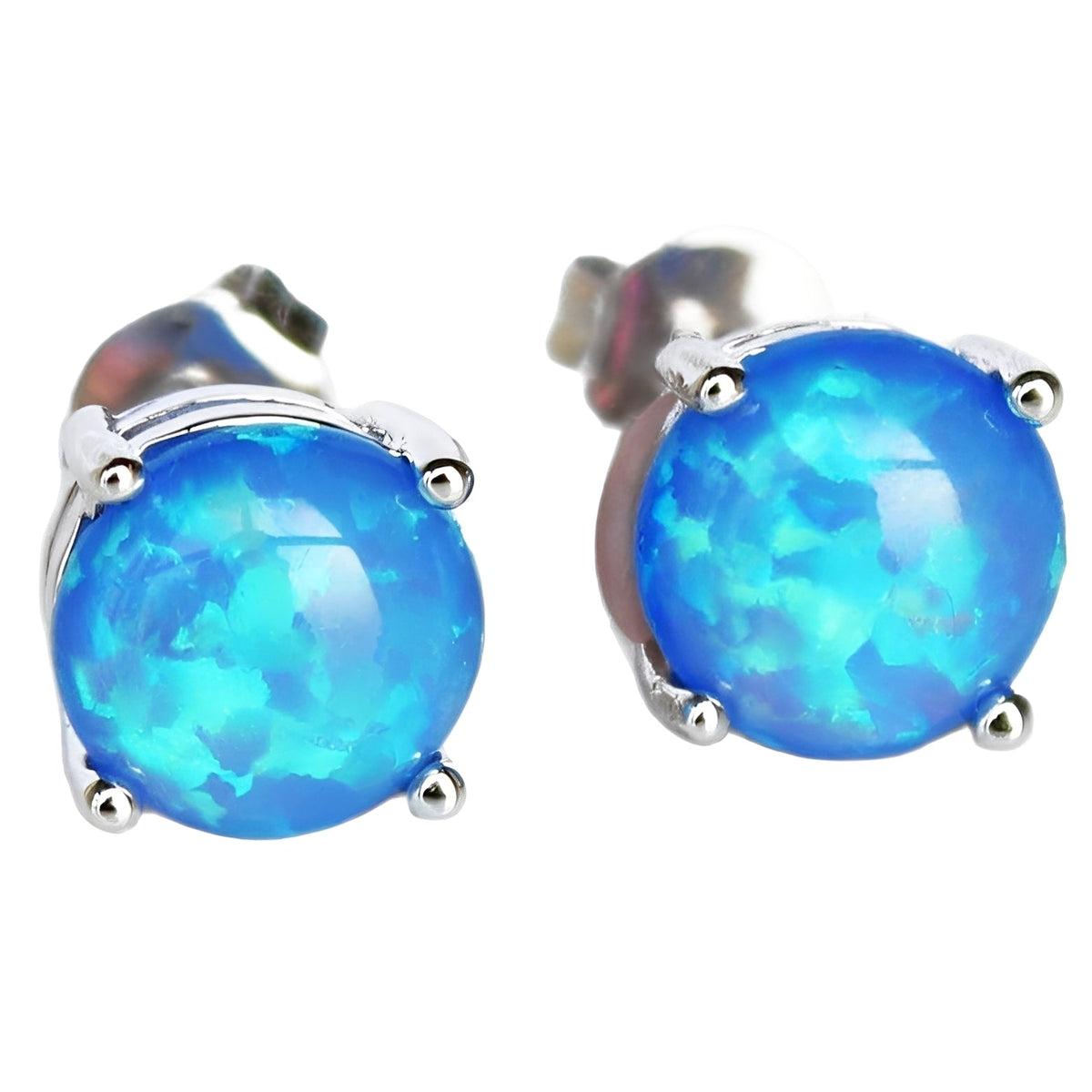 Camille – Boucles d'oreilles élégantes en opale