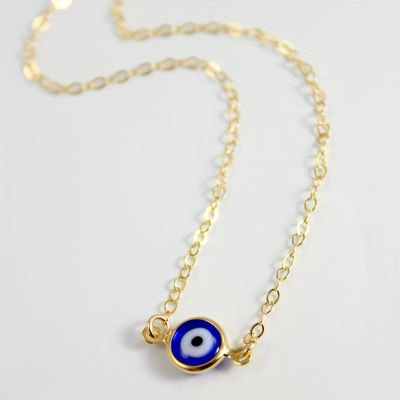 Collier vintage Œil Malin - Collier avec l'Œil Malin