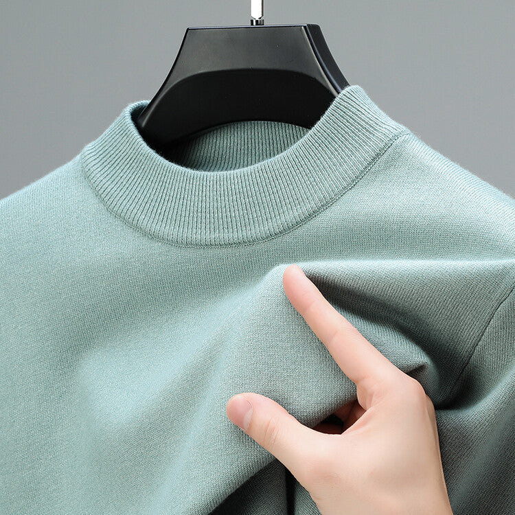 Giorgio - Pull en cachemire pour homme avec ourlet inférieur