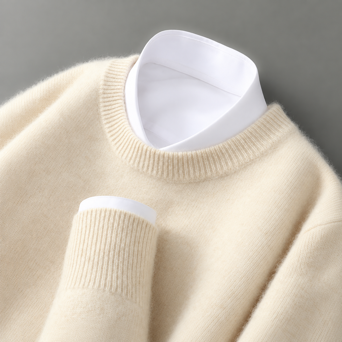 Wayne - Pull rétro épais pour hommes