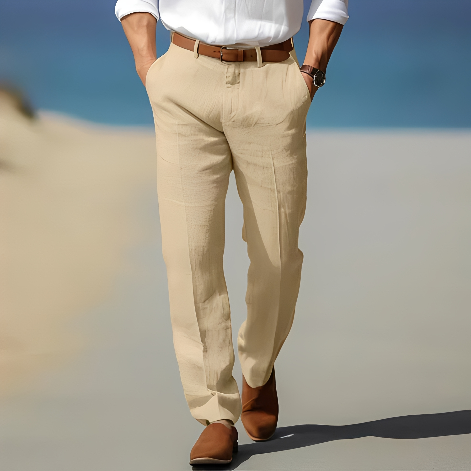 Kyle - Pantalon homme décontracté à la cheville