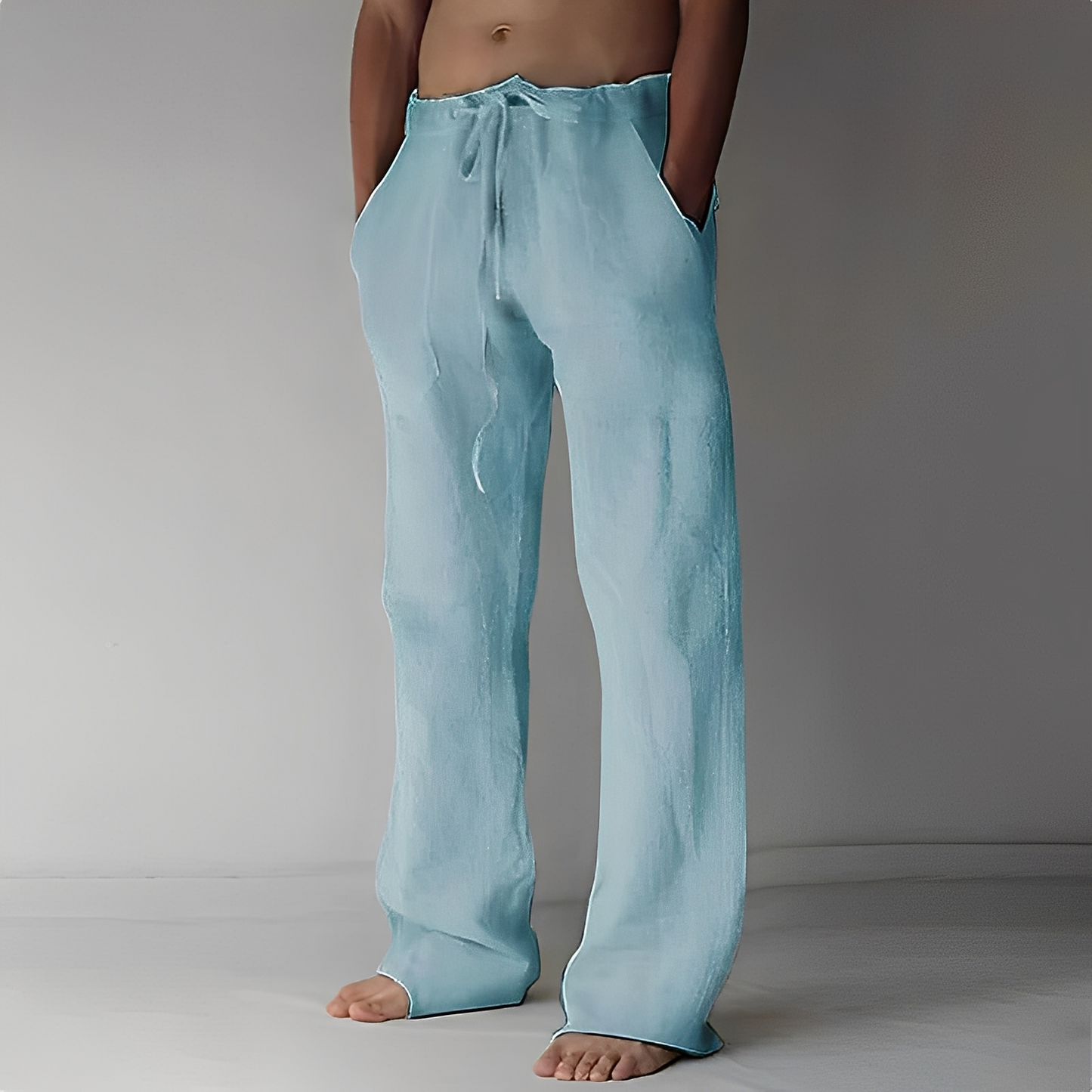 Arthur – Pantalon Ample en Lin pour Hommes