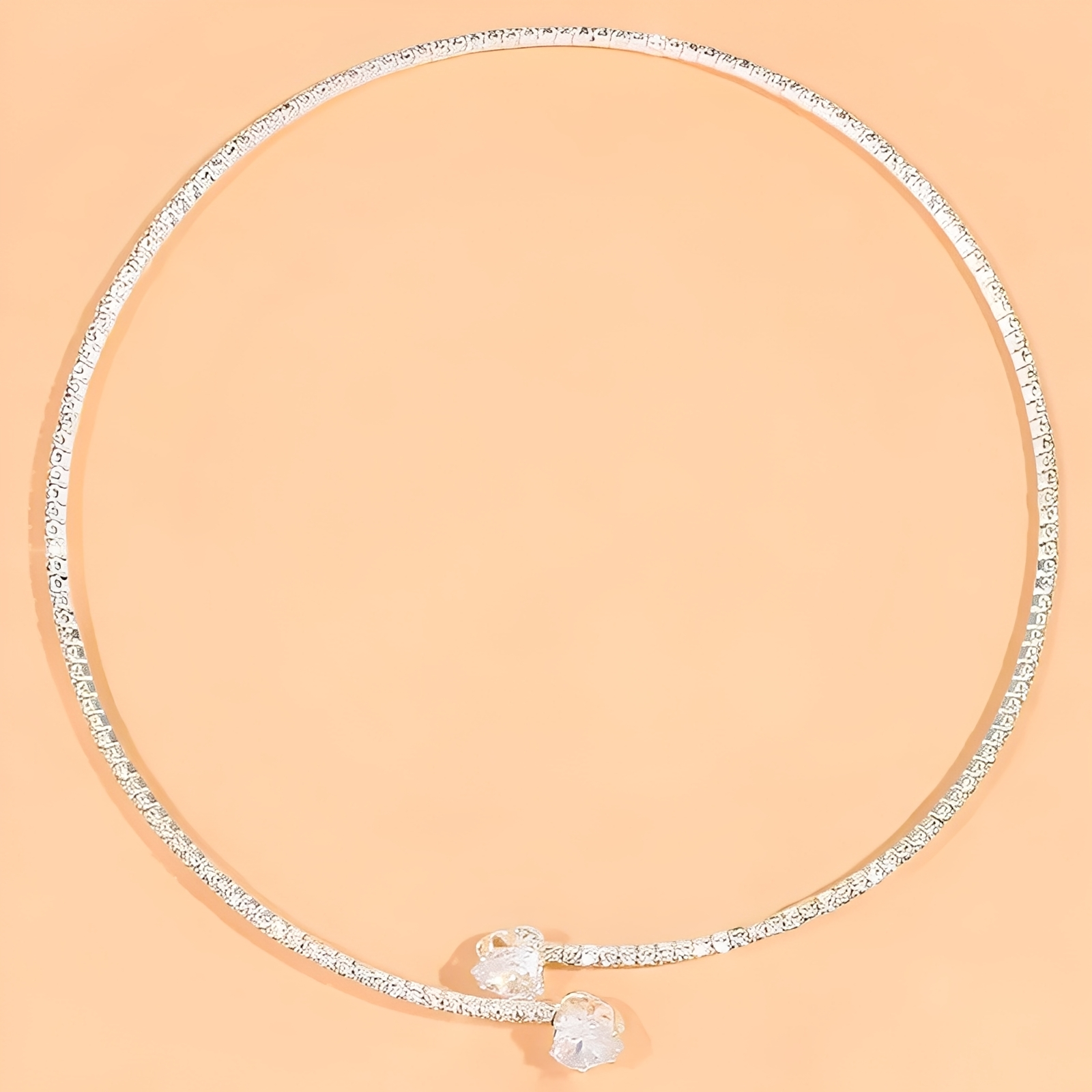 Olli – Collier cœur ouvert en diamants