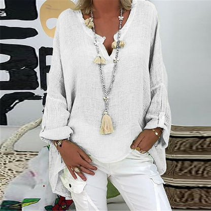 Mia – Blouse en Lin Chic