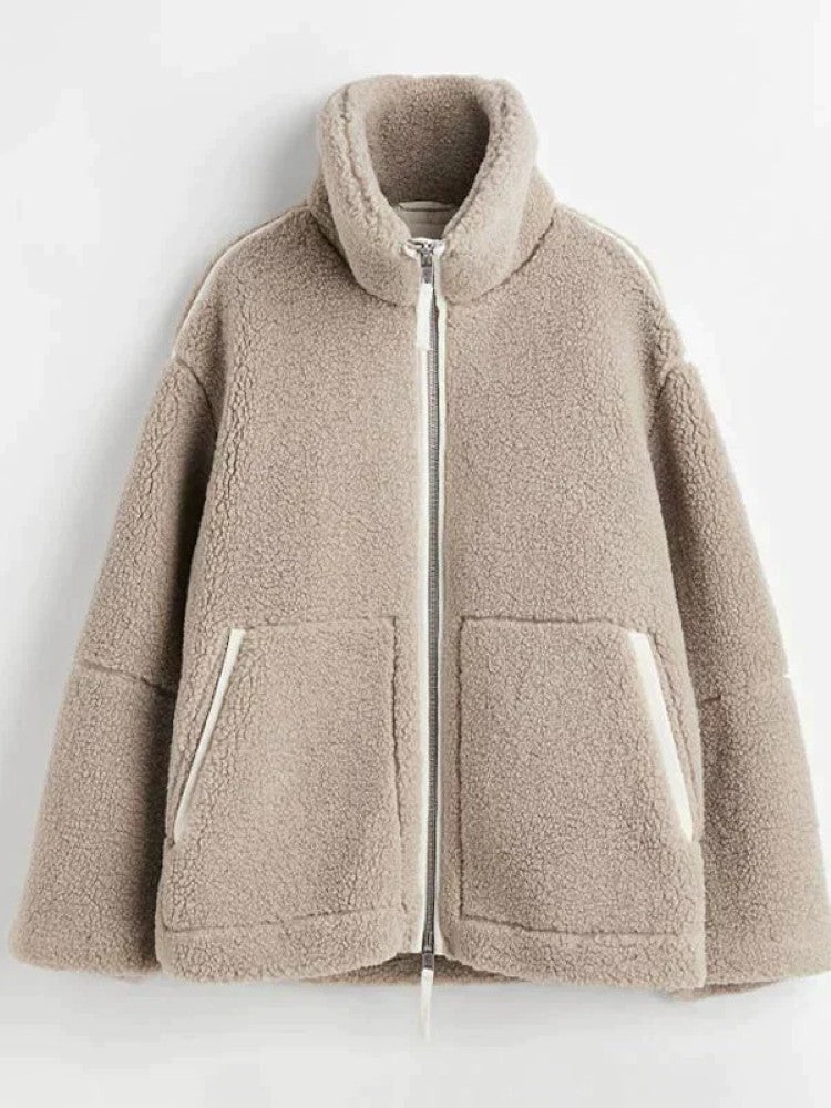 Daria – Manteau Teddy Grande Taille