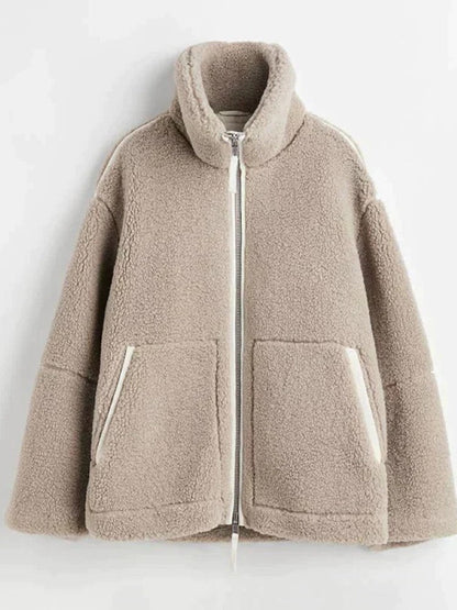 Daria – Manteau Teddy Grande Taille
