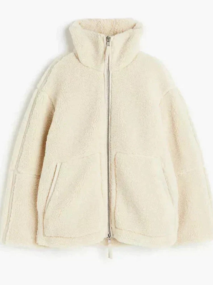 Daria – Manteau Teddy Grande Taille
