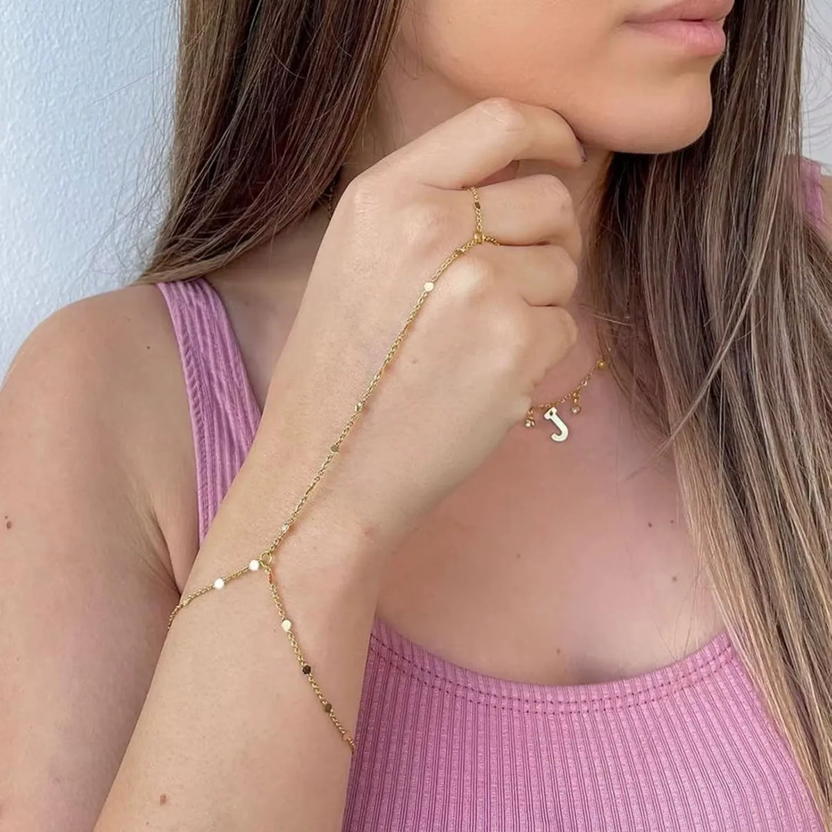 Lynda – Bracelet de chaîne oriental élégant