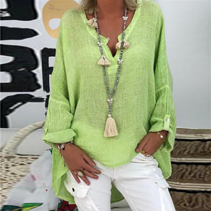 Mia – Blouse en Lin Chic