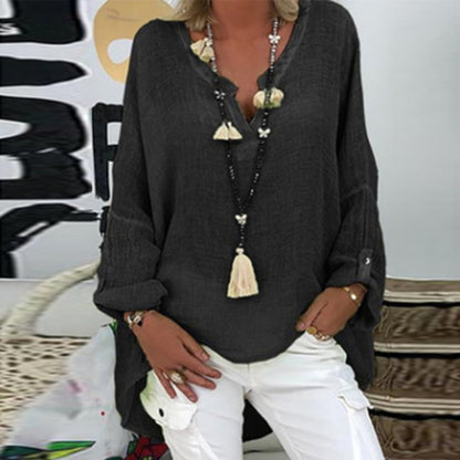 Mia – Blouse en Lin Chic