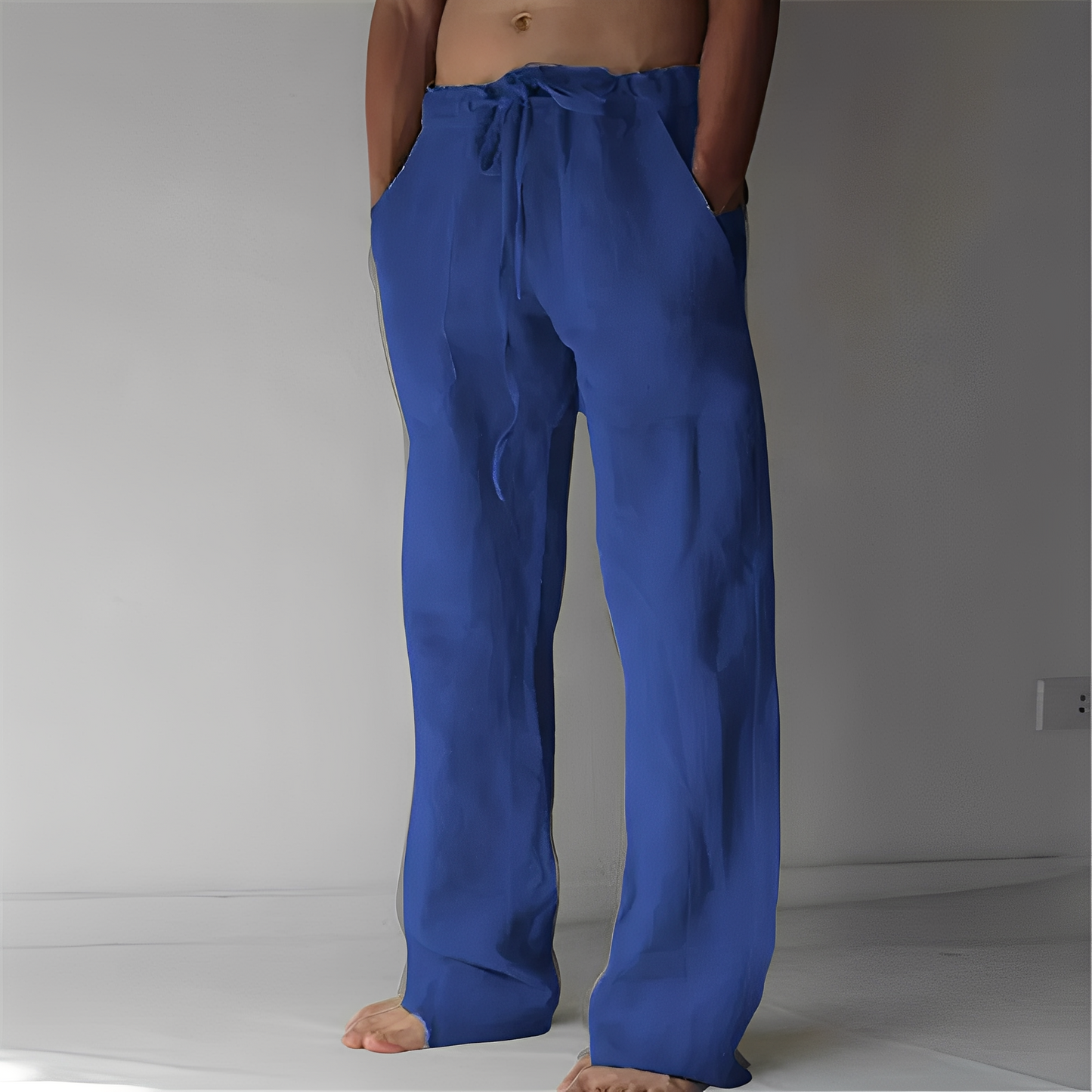 Arthur – Pantalon Ample en Lin pour Hommes