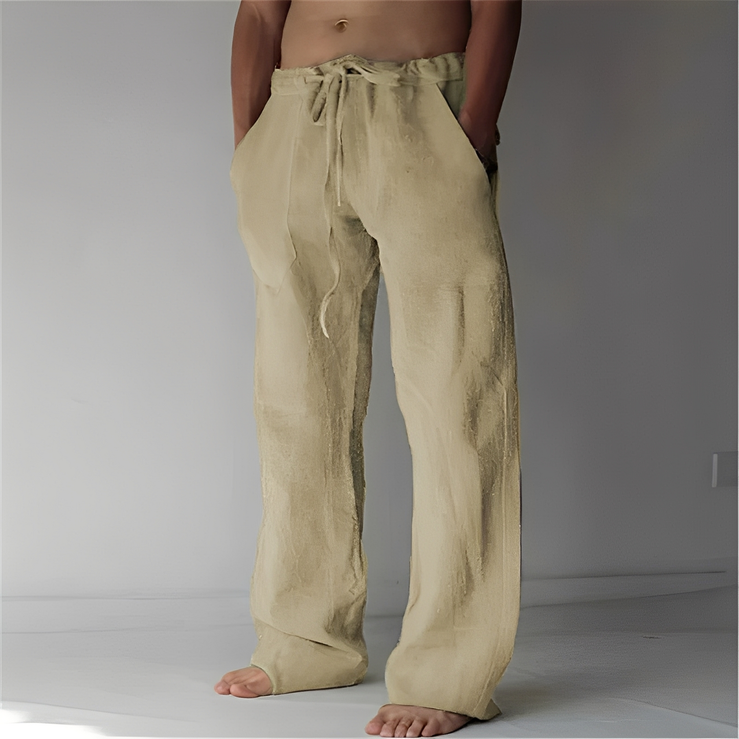 Arthur – Pantalon Ample en Lin pour Hommes