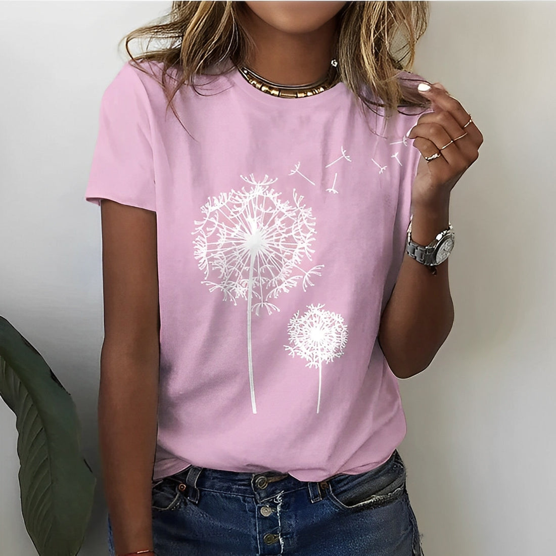 Noelene - Haut chic pour femme à manches courtes