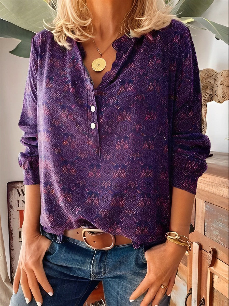 Adelinde - Blouse d'Été Vintage