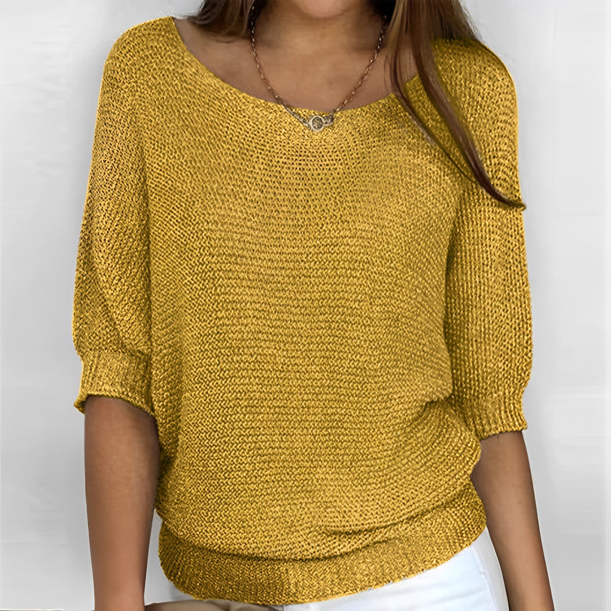 Leonie - Pull stylé à col rond