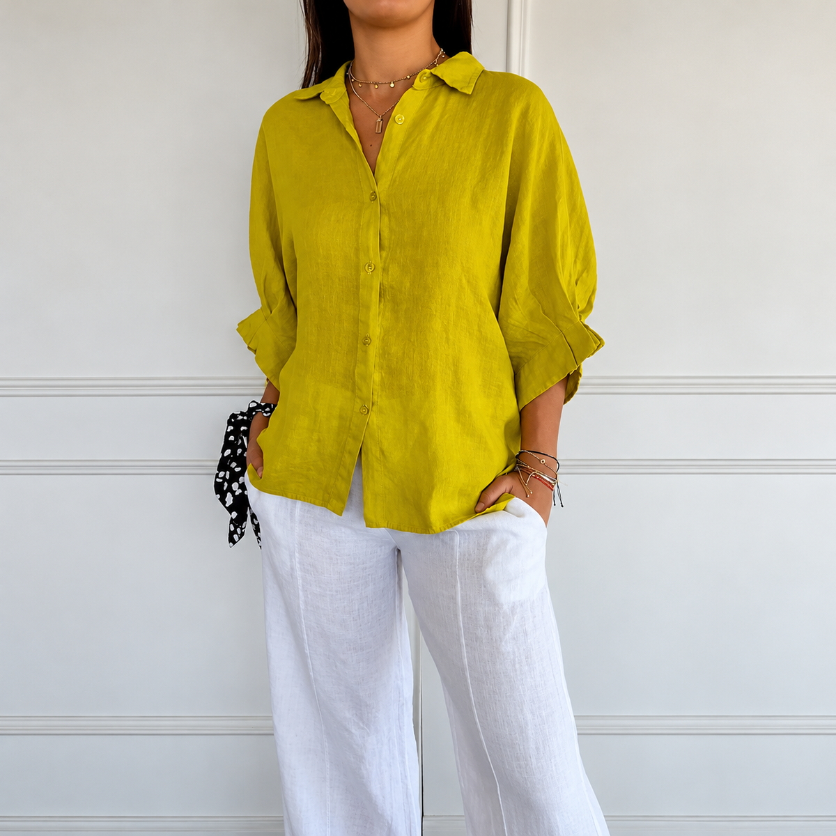 Madison - Élégante Blouse avec Design Classique et Boutons