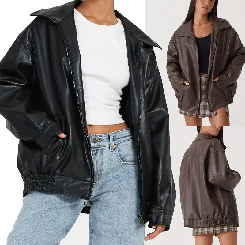Althea - Le blouson cuir classique