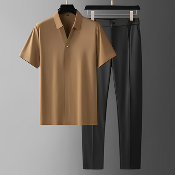 Luis - Ensemble chemise et pantalon homme pour l'été