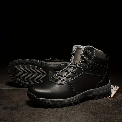 Miroslav - Bottes-d'hiver en cuir vintage - Pour homme stylé