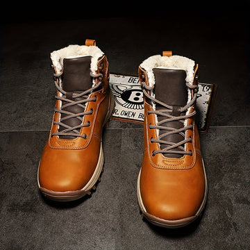 Miroslav - Bottes d'hiver vintage pour hommes stylés