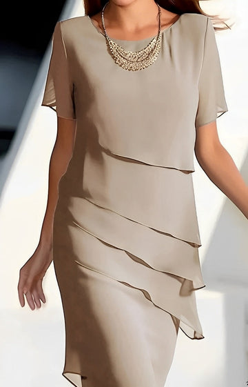 Raleigh - Robe longue en chiffon chic pour femme