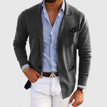 Nico – Veste chic pour homme avec col et boutons