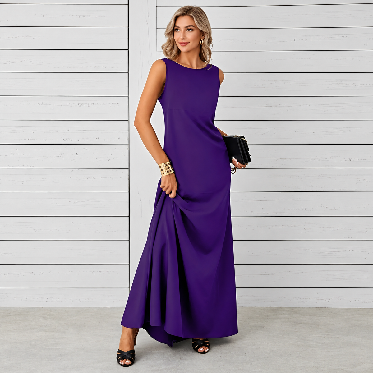 Saranna - Robe Longue Stylée pour Femmes